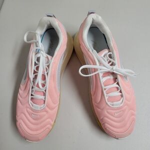 Nike Air Max 720 Bleached Coral Sneakers.